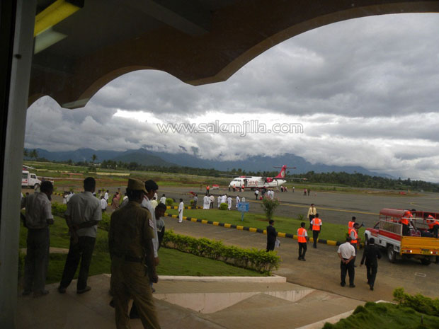 Flight on Tarmac see from Terminal