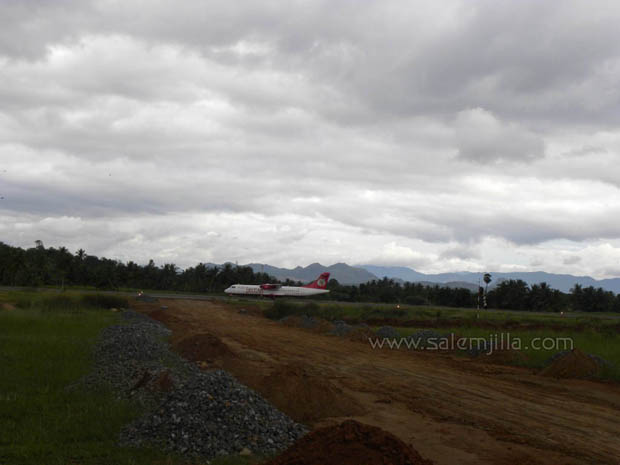 Salem Flight on Runway